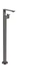 AXOR-HG-AXOR-Edge-Einhebel-Waschtischmischer-bodenstehend-mit-Push-Open-Ablaufgarnitur-Diamantschliff-Polished-Black-Chrome-46041330 gallery number 1
